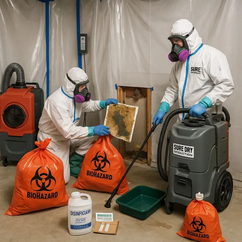 Contaminated Water Handling Protocols process in Bolindale, OH